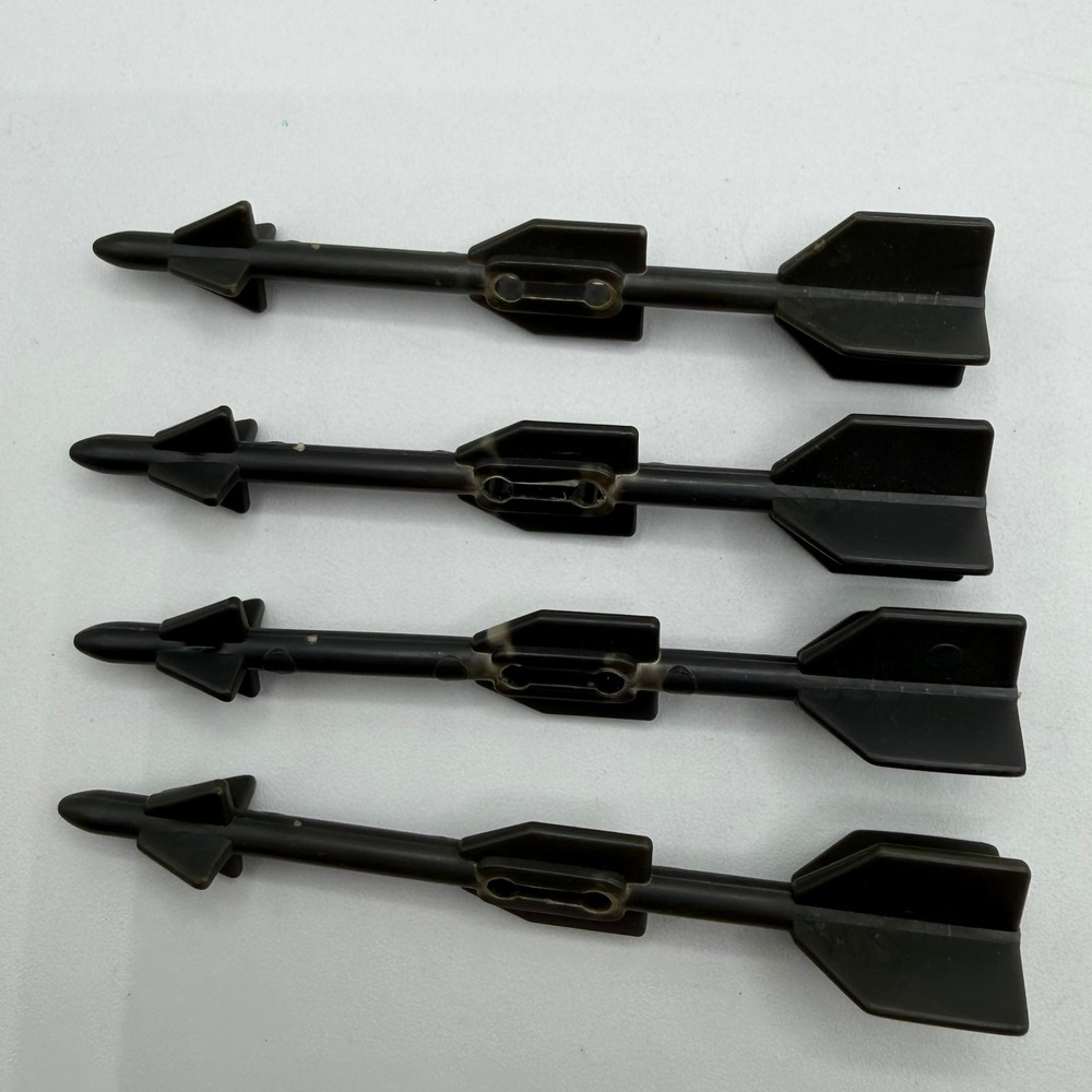 GI Joe Rattler Jet Missile Bomb Lot Vintage 1984 Cobra Vehicle Weapon Parts Set